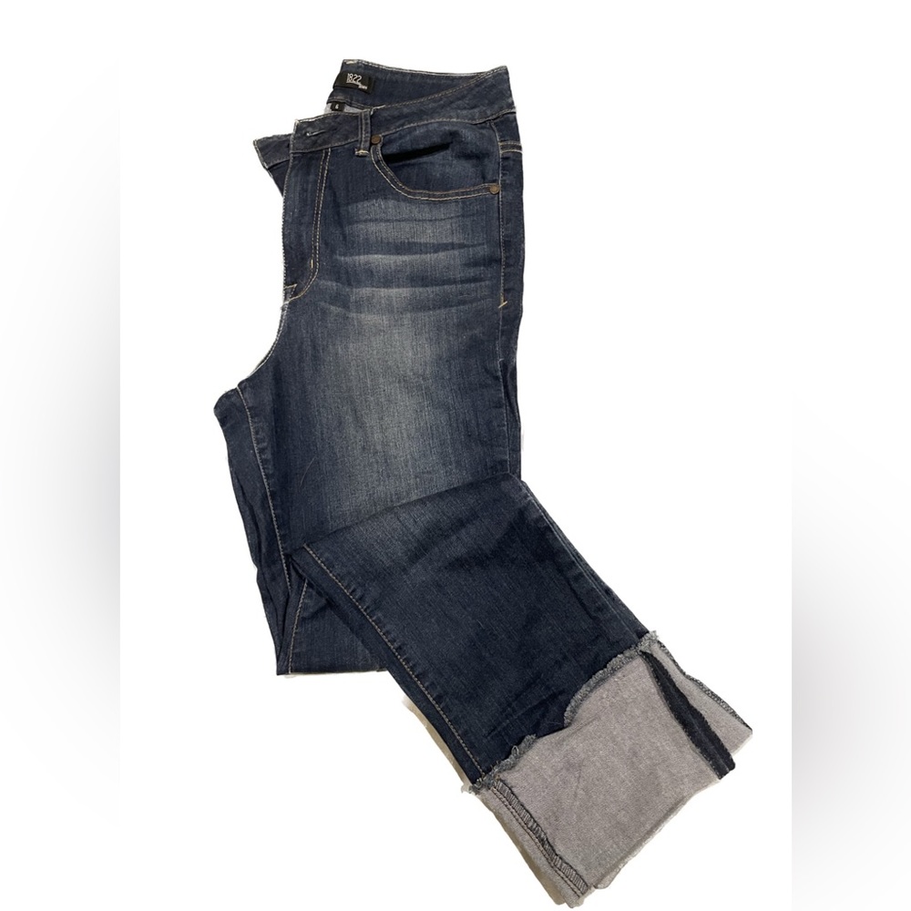 Cuffed Denim, Size 8